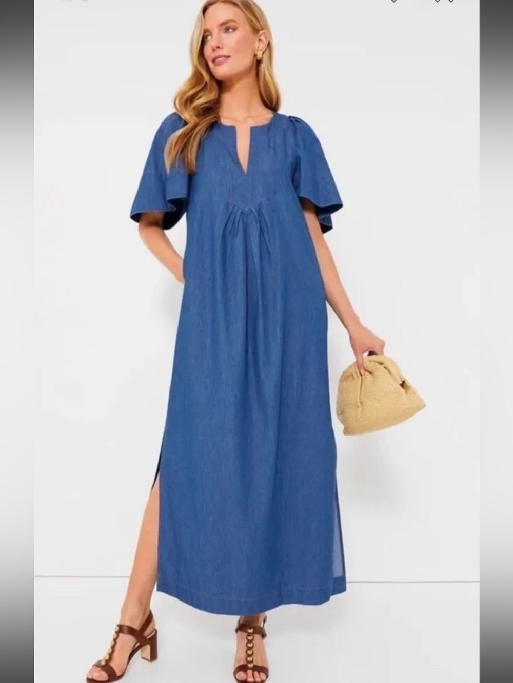 Tuckernuck Blue Denim Maxi Dress